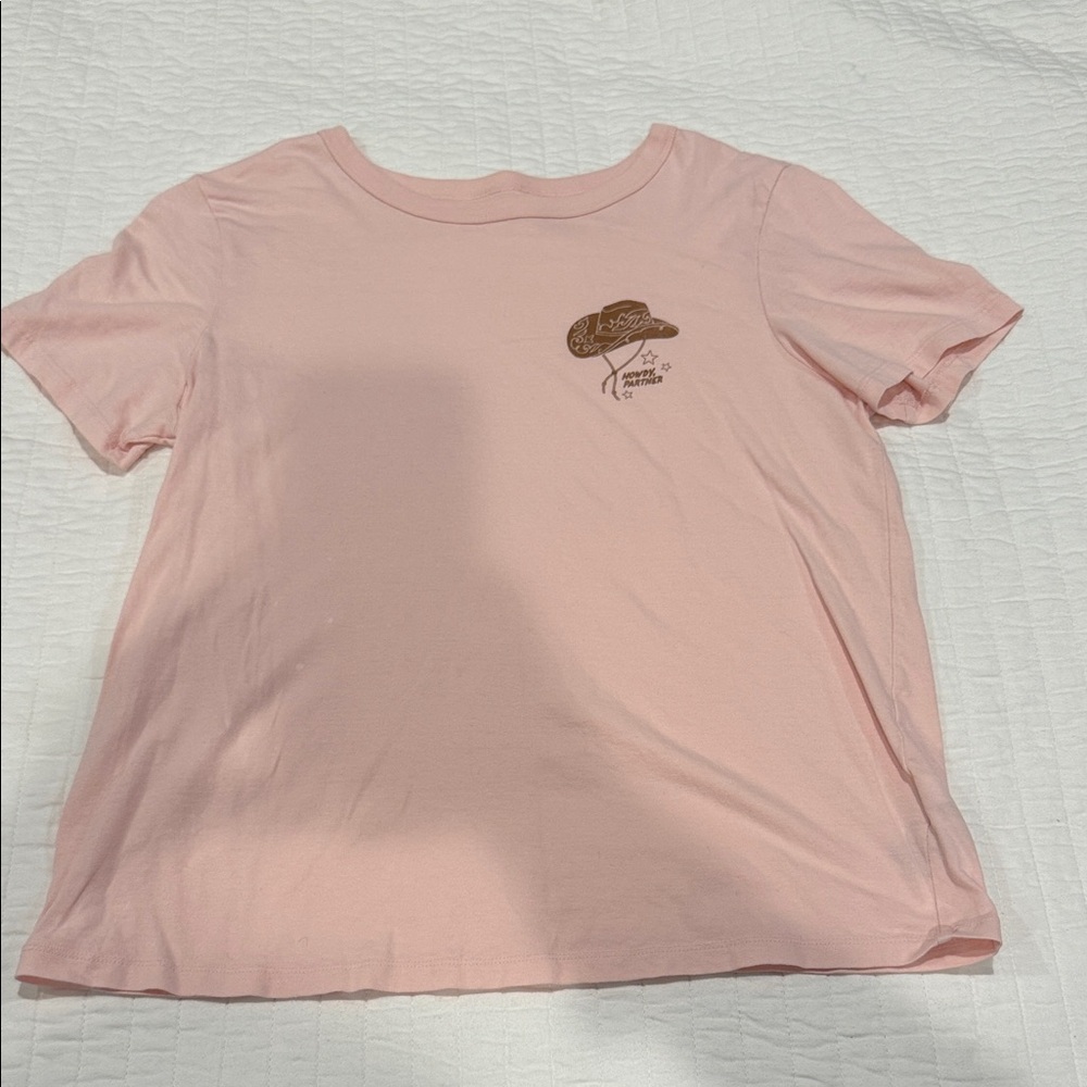 Old Navy Light Pink Crew Neck Tee